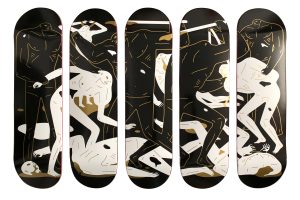 Cleon Peterson Between Man and God Skateboard Skate 5 Deck Set - artistskateboard.com