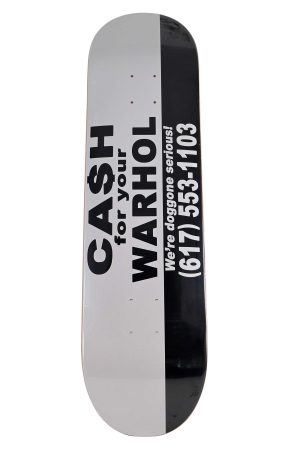 Doggone Serious Cash For Your Warhol Skateboard Skate Deck - artistskateboard.com