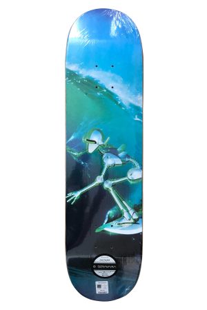 Hajime Sorayama Surfer Robot Skateboard Skate Deck - artistskateboard.com