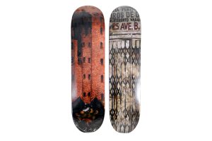 Martin Wong x Supreme Big Heat & Iglesia Pentecostal Skateboard Deck Set - artistskateboard.com