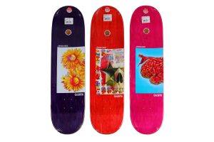 Ron English x Santa Cruz POPaganda Triptych Skateboard Deck Set - artistskateboard.com