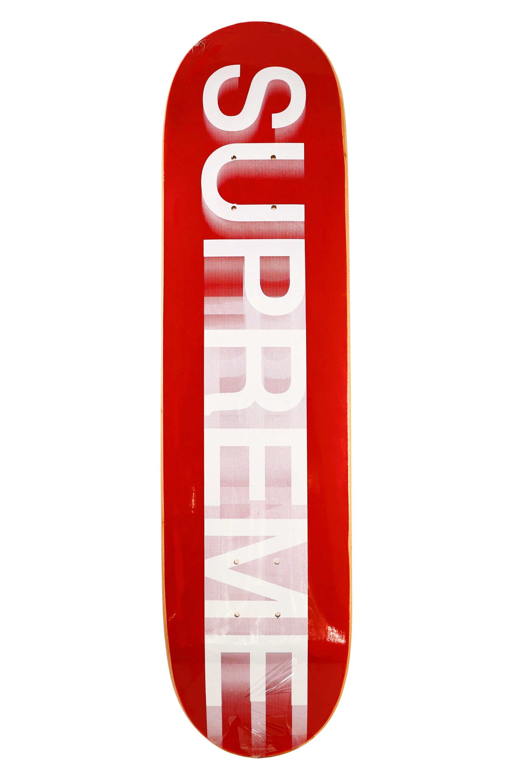 Supreme Motion Logo Red Skateboard Deck - artistskateboard.com